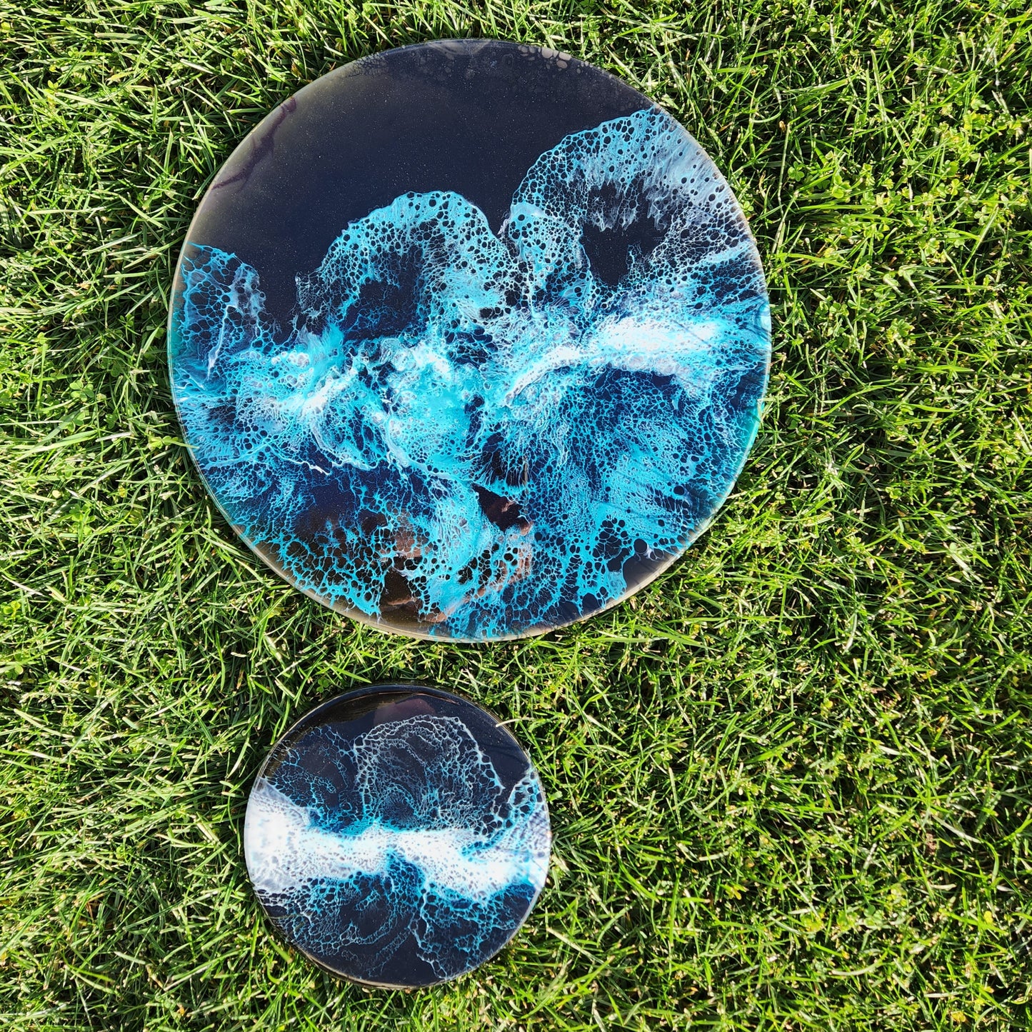 Original Wall Art Ocean Waves (20cm)